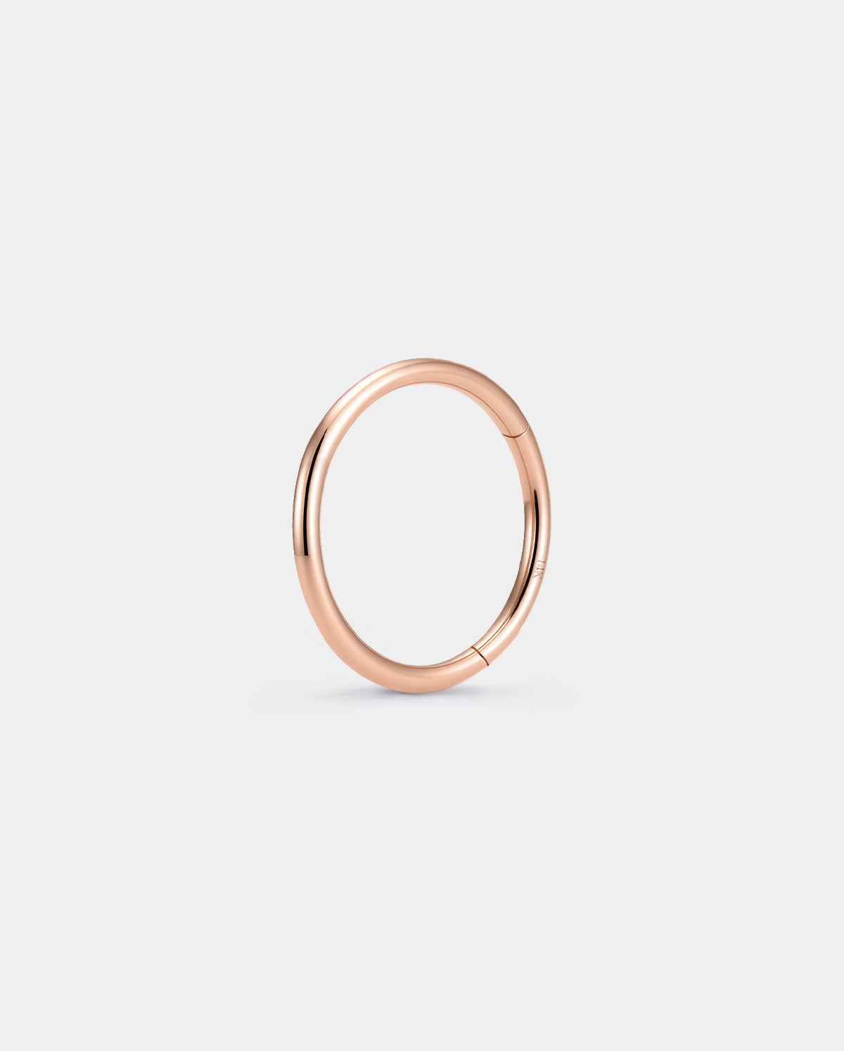 20G 14K Rose Gold Segment Nose Hoop