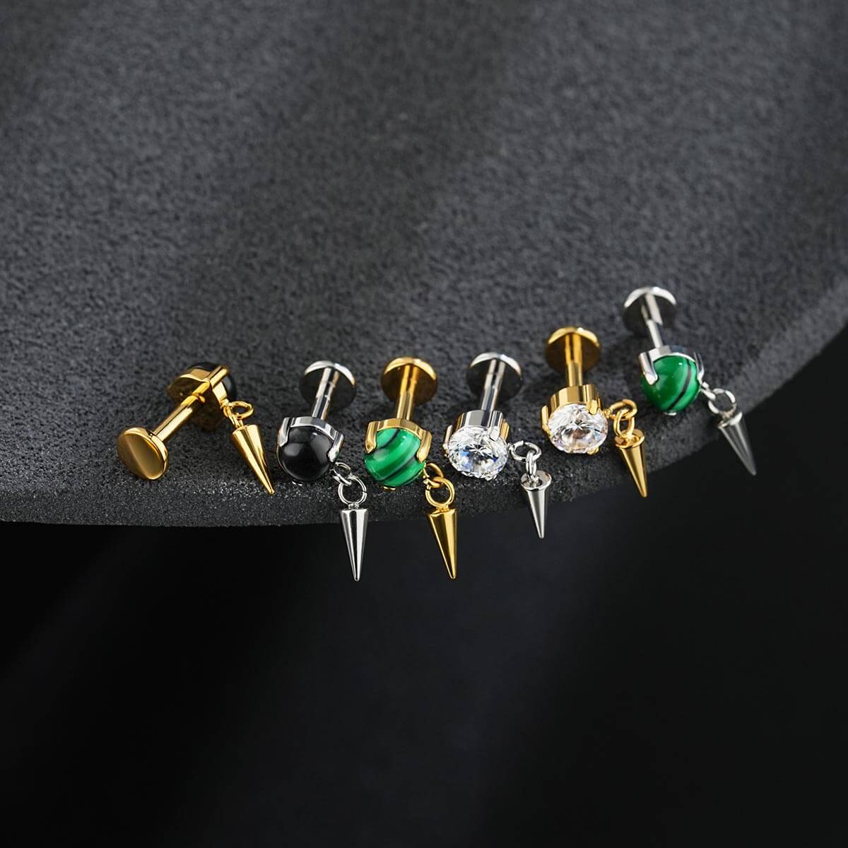 oufer spike helix piercing stud