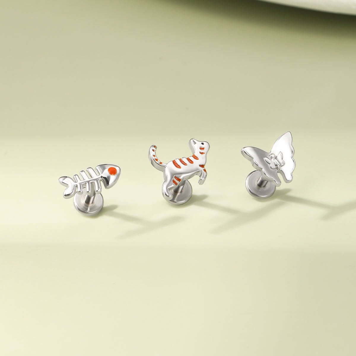 oufer butterfly cartilage stud pack
