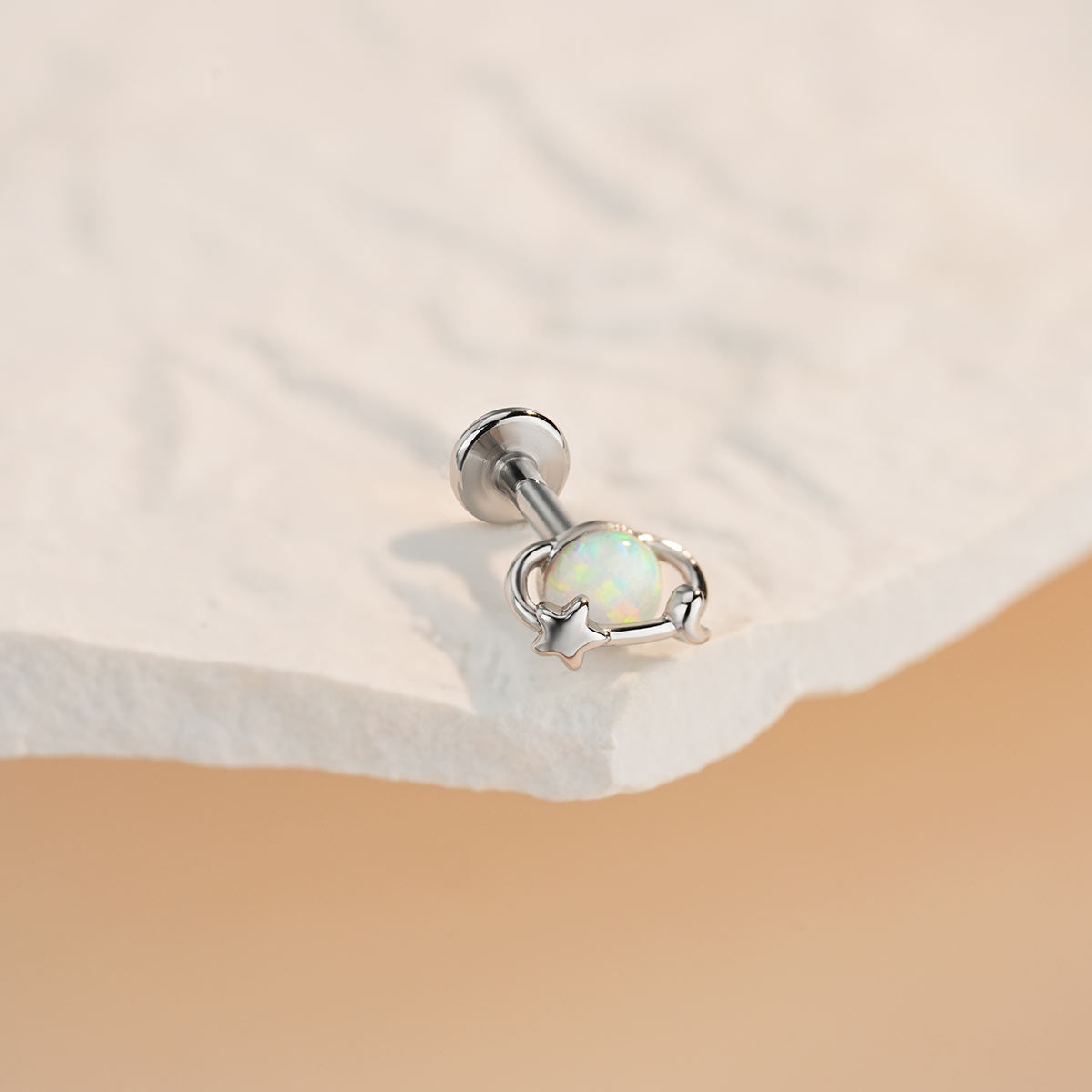 opal helix stud