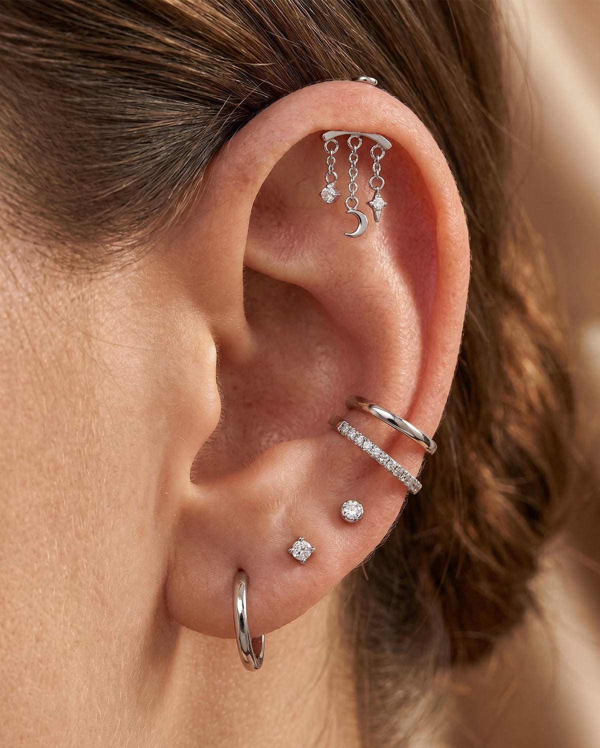 threadless helix piercing