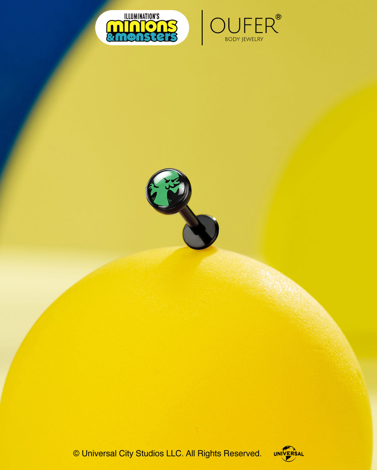 MINIONS × OUFER James & Henry & Goomi Cartilage Stud Set