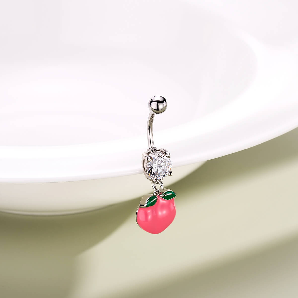 oufer pink belly button rings