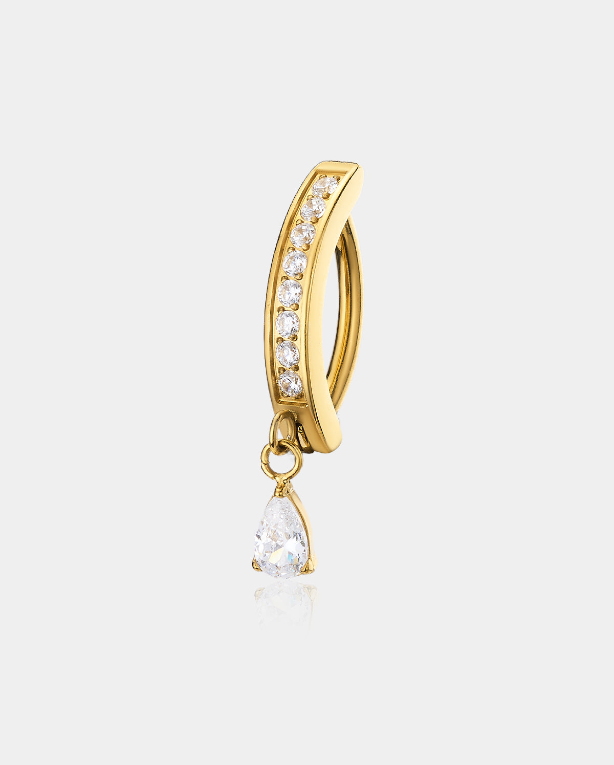 gold belly ring clicker