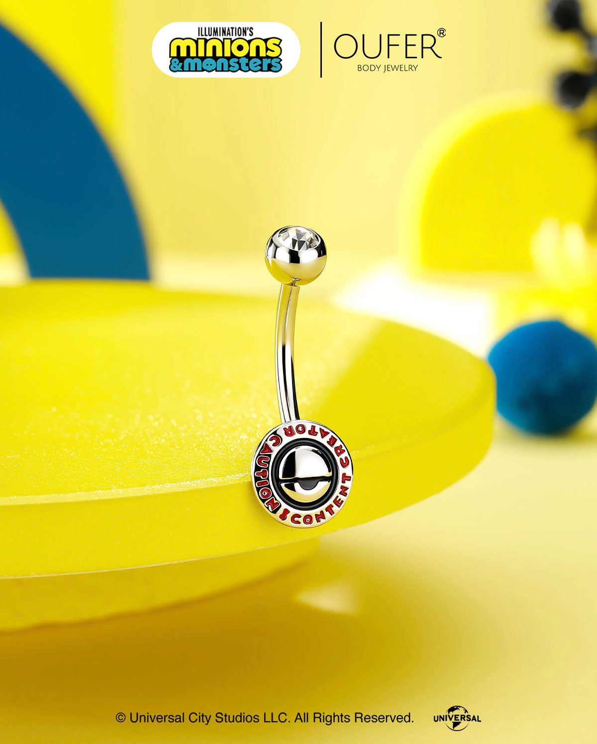 MINIONS Ã OUFER Content Creator Belly Ring