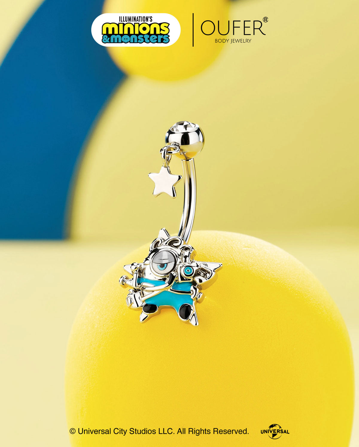 minions james belly ring