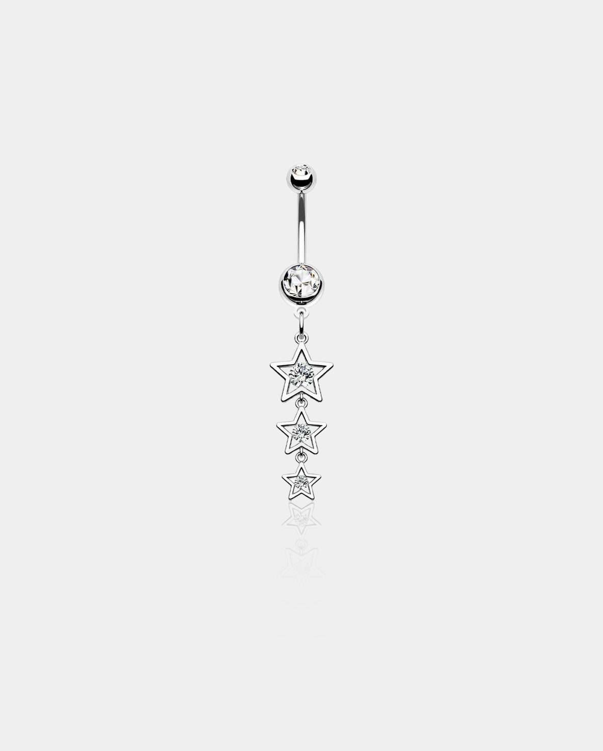oufer star cute dangle belly button rings