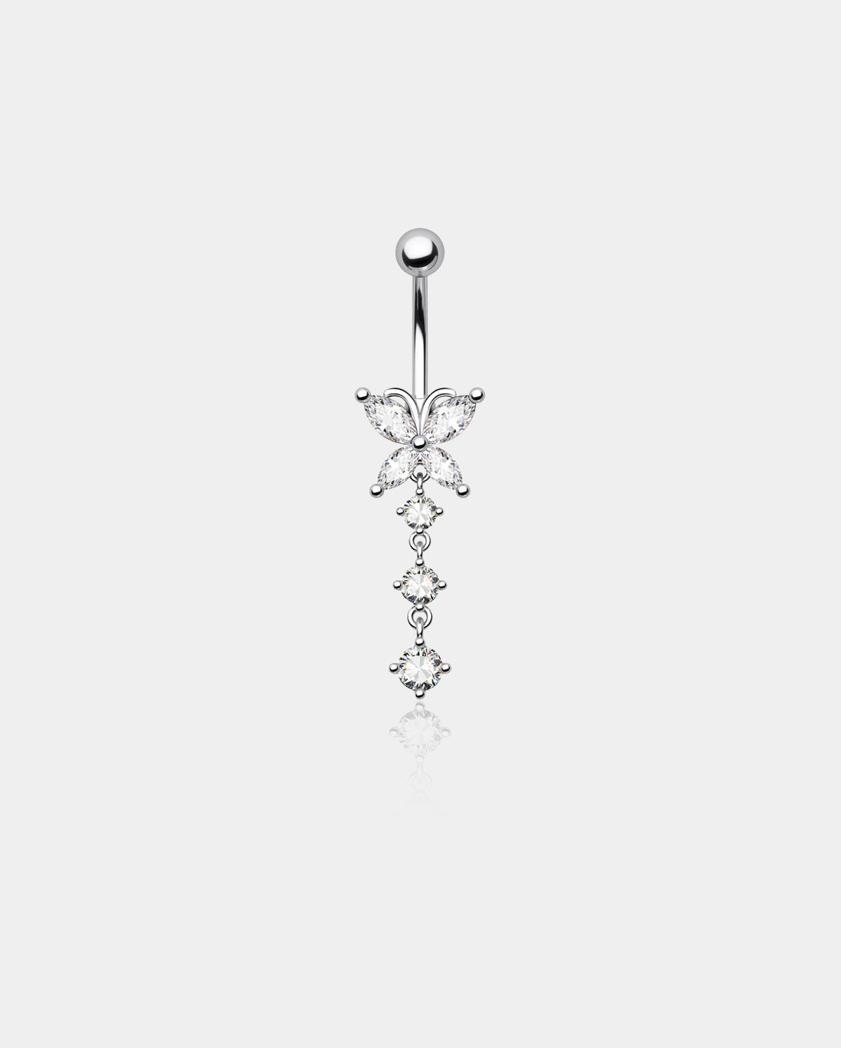 butterfly belly ring