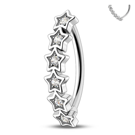 star climber belly button ring