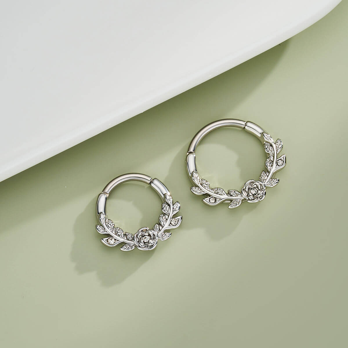 Dainty Rose Style Daith Septum Ring