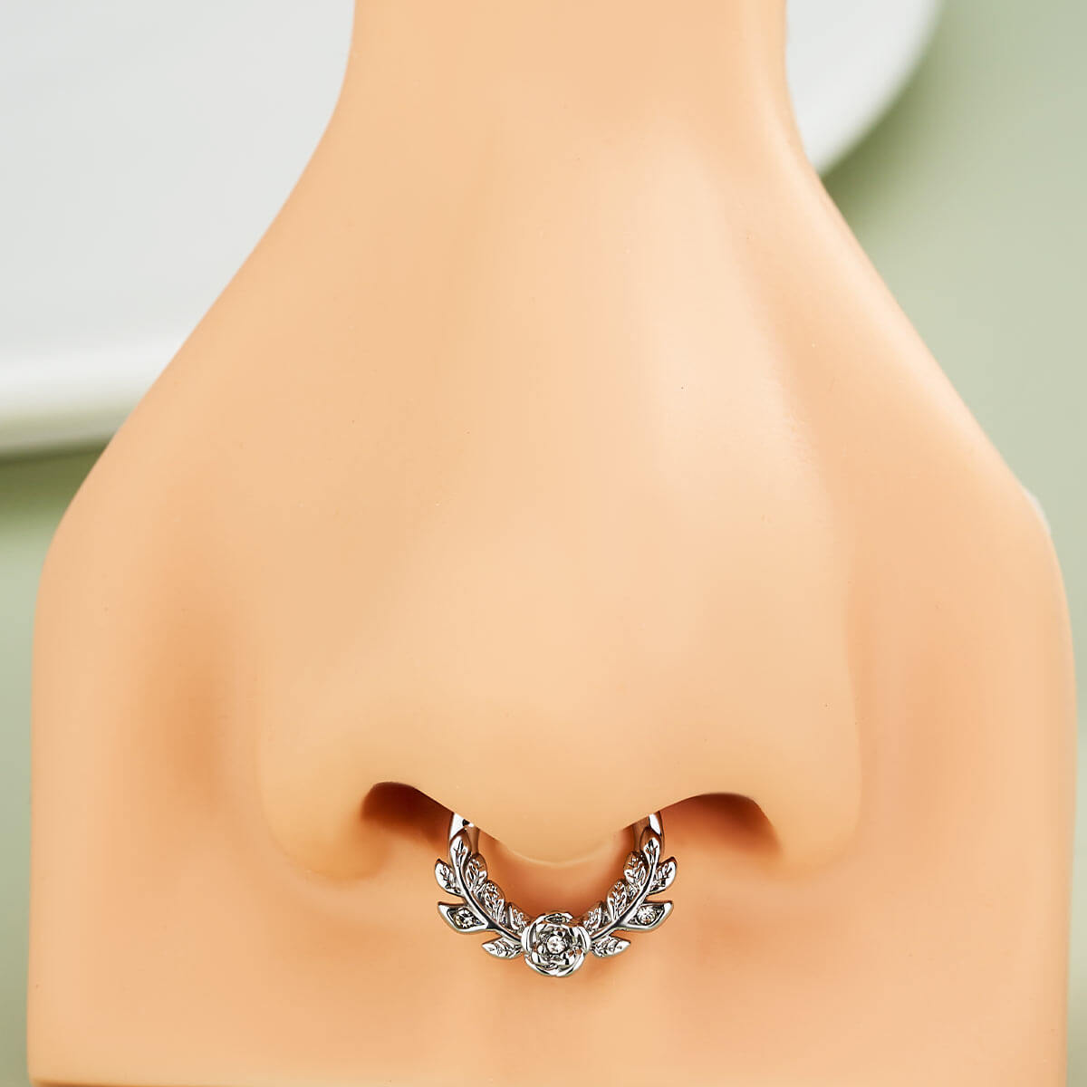 Dainty Rose Style Daith Septum Ring