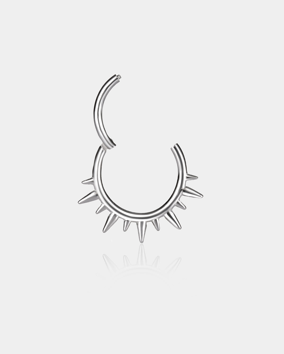 hinged segment septum body jewelry