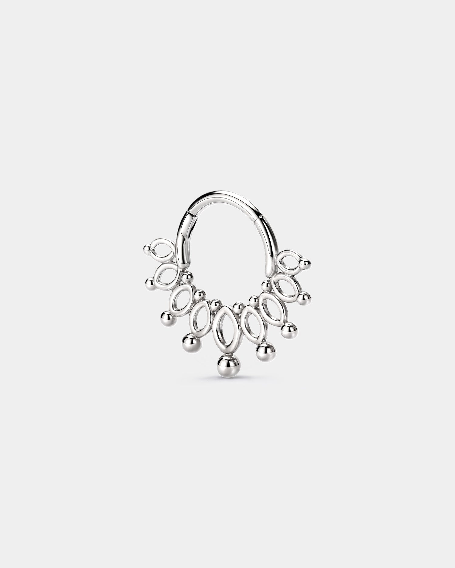 hinged segment floral septum ring