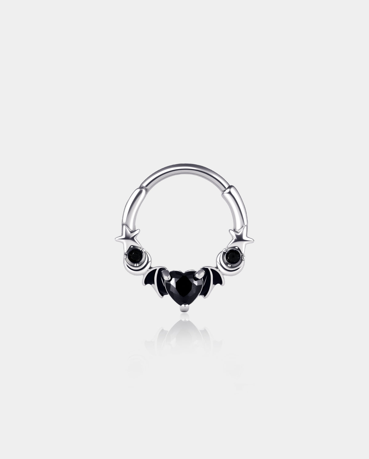 black bat halloween septum jewelry