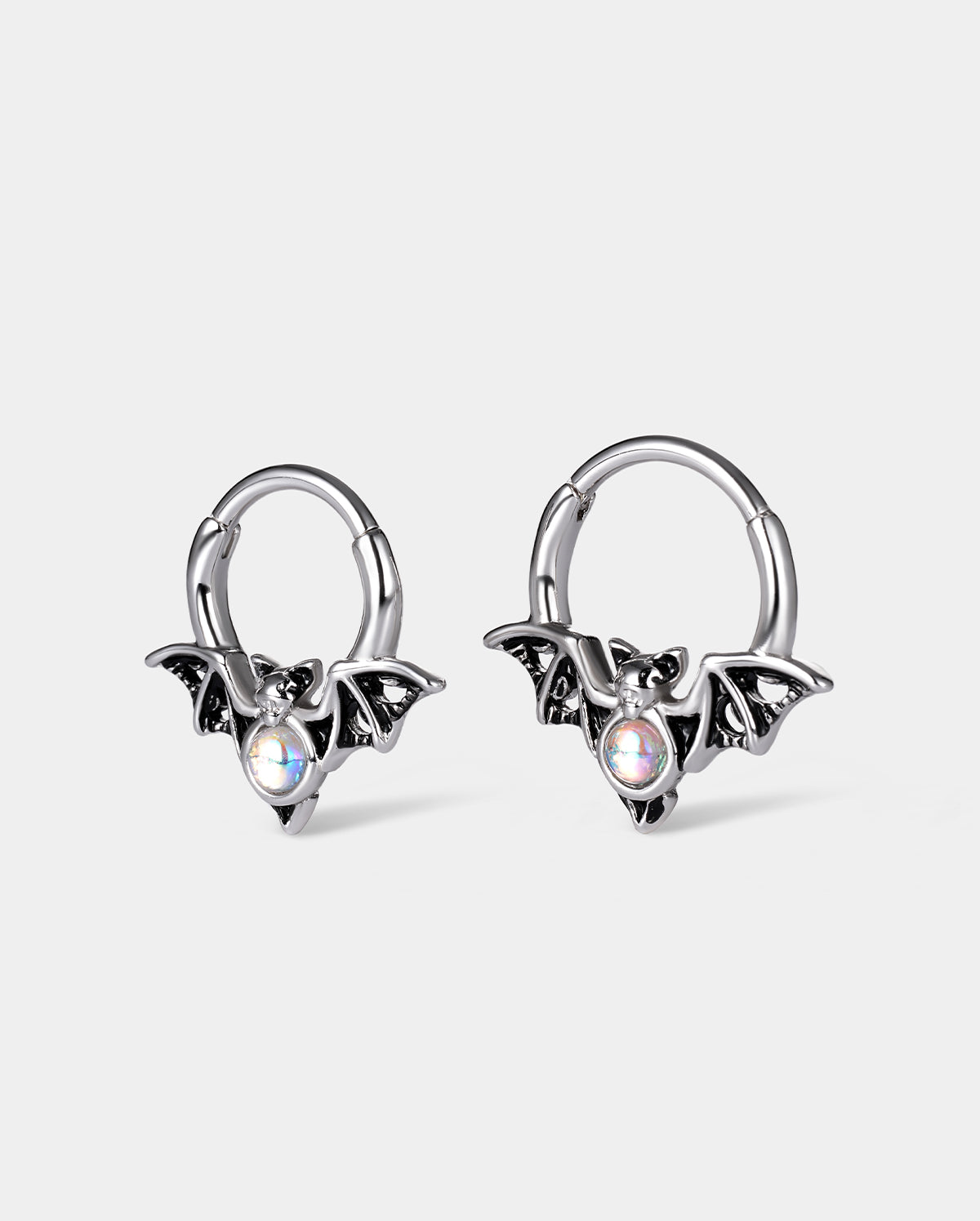Bat Moon Cutout Daith Septum Ring