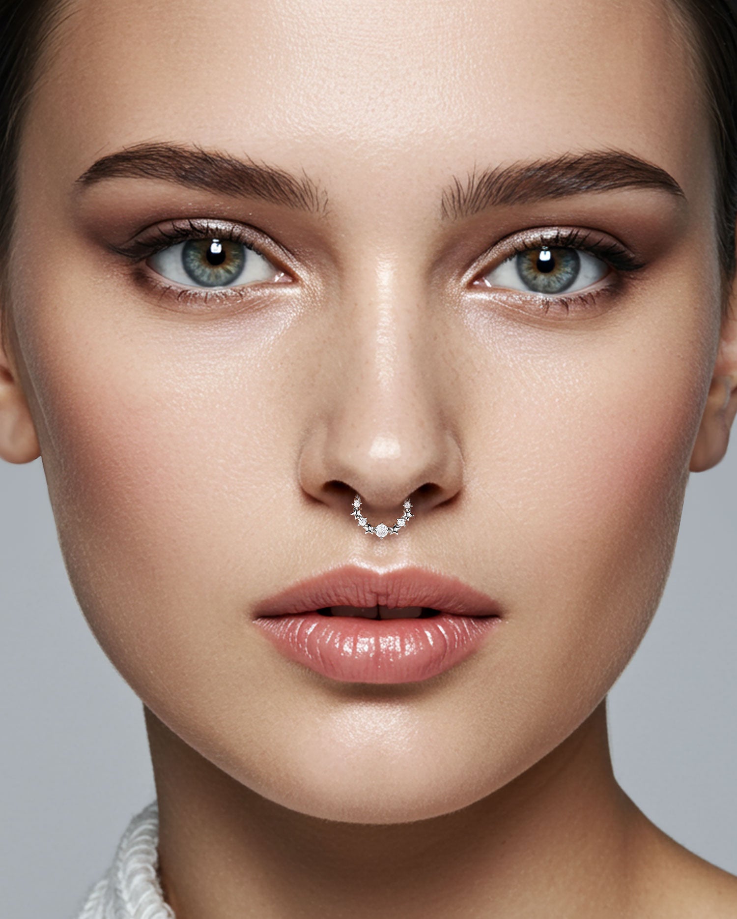 star septum piercing