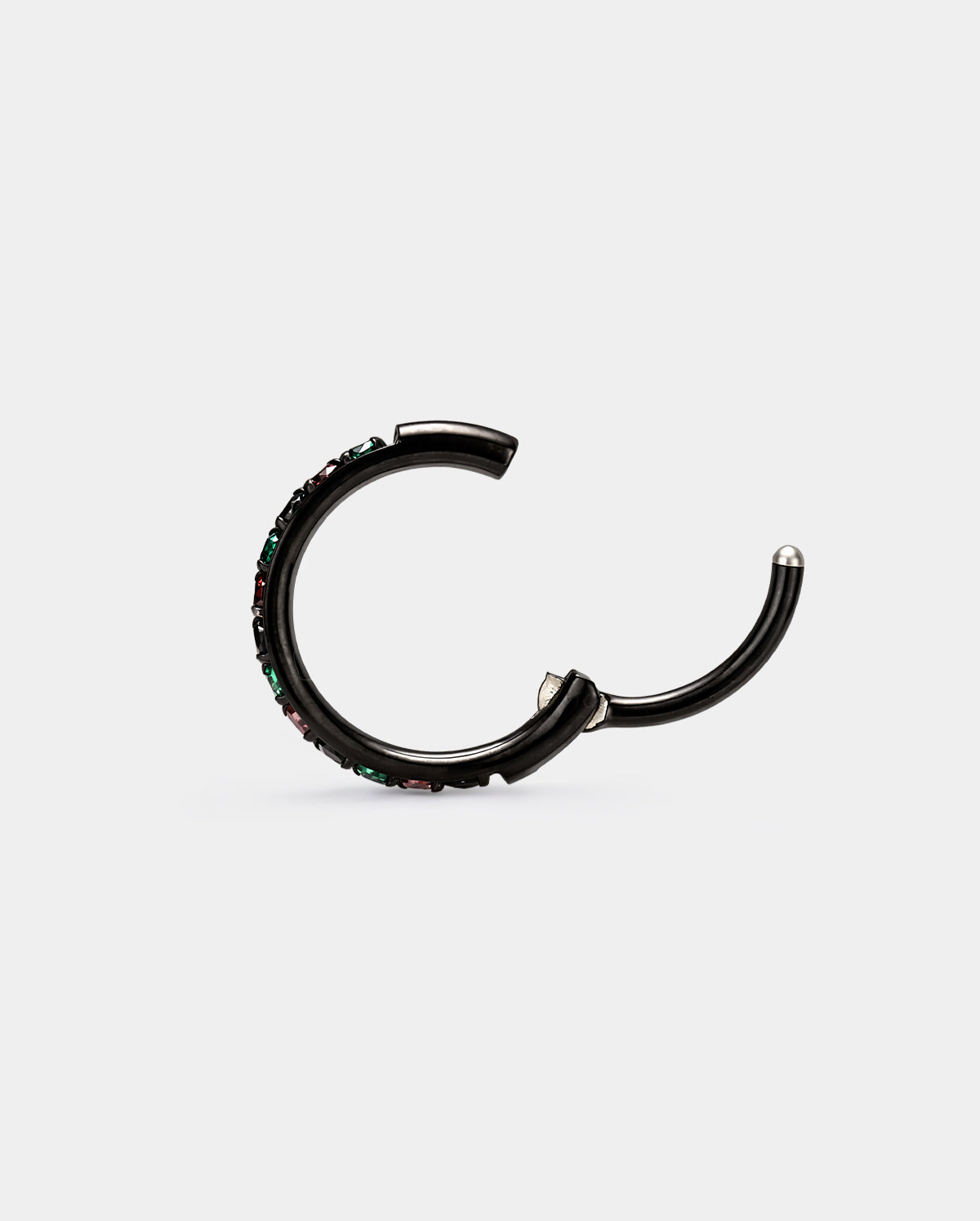 hinged segment halloween nose hoop