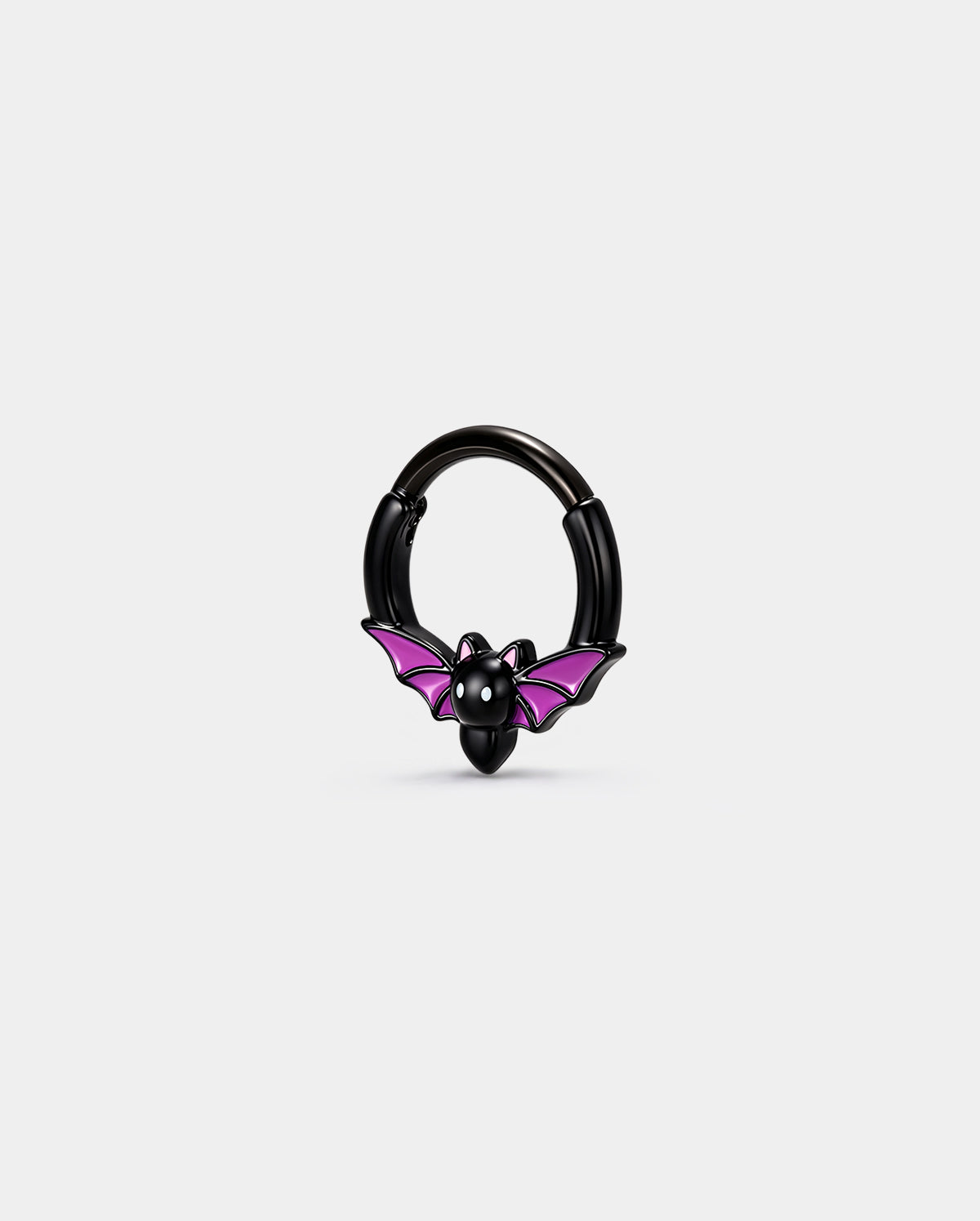 OUFER Purple Bat Halloween Segment Septum Ring