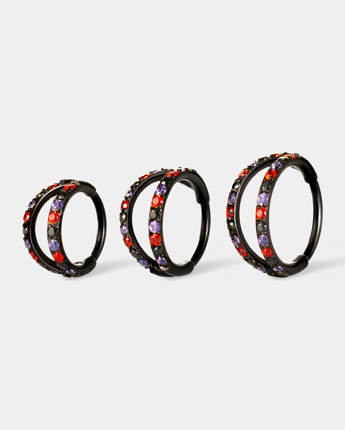 double halloween nose rings