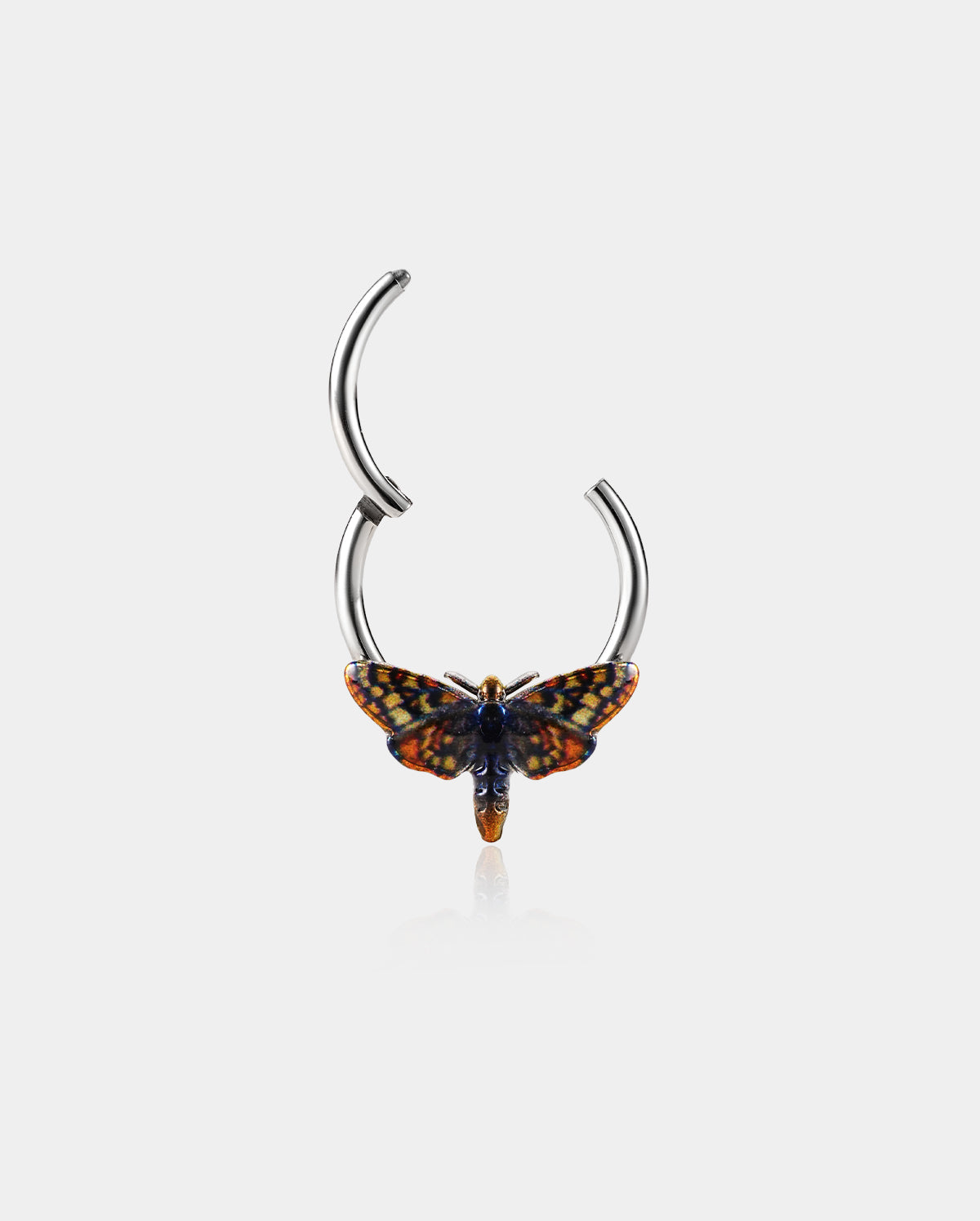 orange moth hinged segment ring