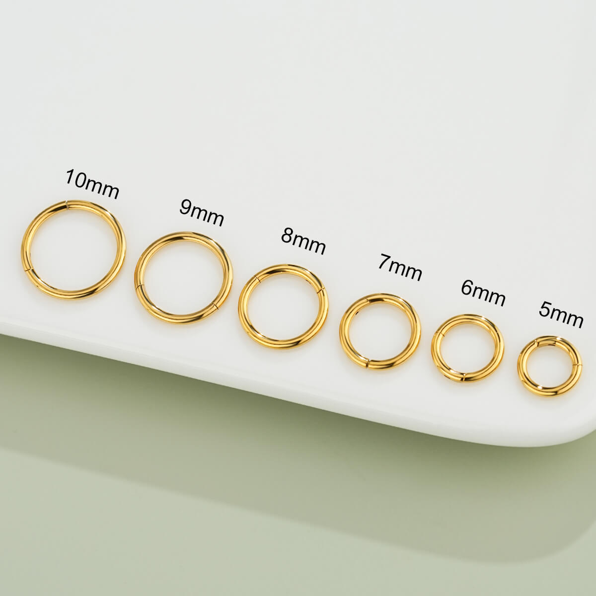 18G Minimalist Hinged Segment Nose Hoop