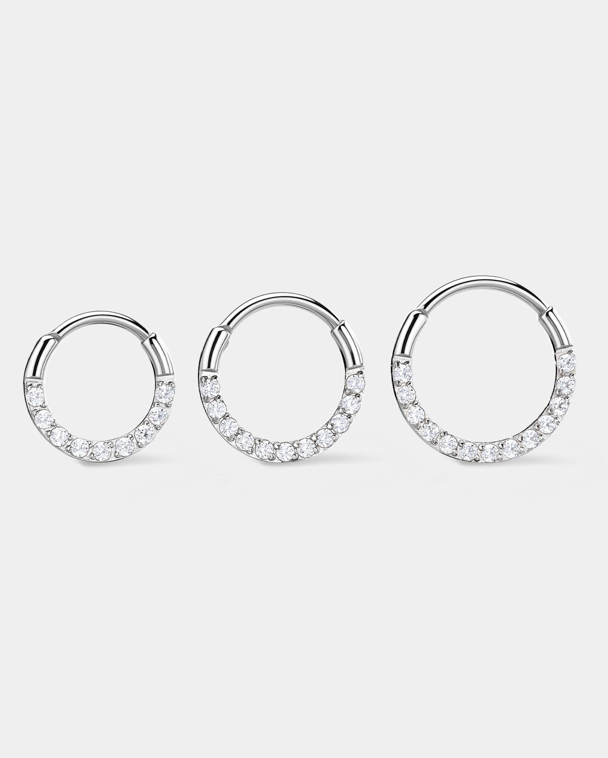 multiple size nose ring