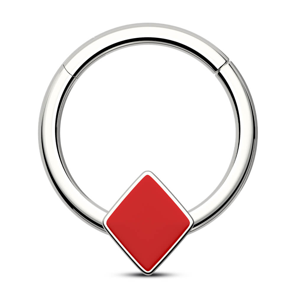 diamond septum ring