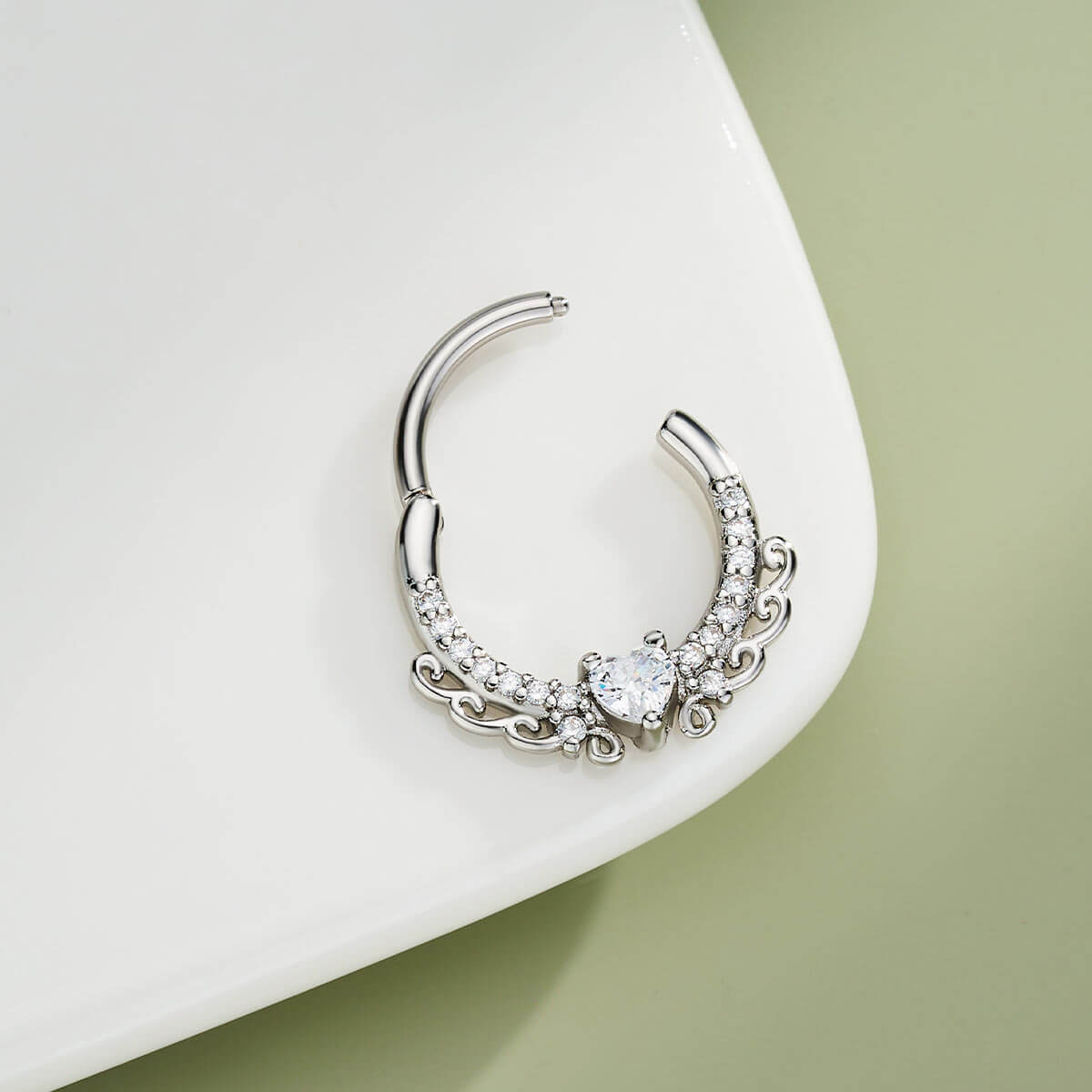 hinged segment heart septum ring