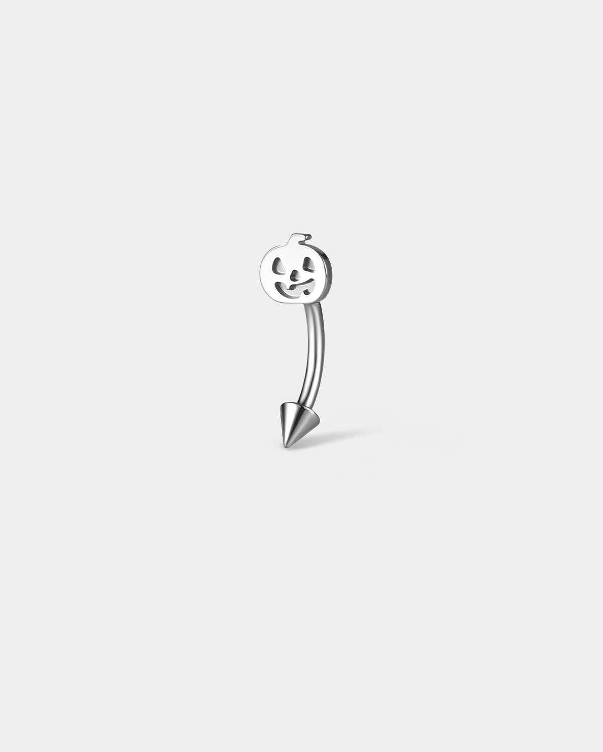 pumpkin rook eyebrow piercing ring