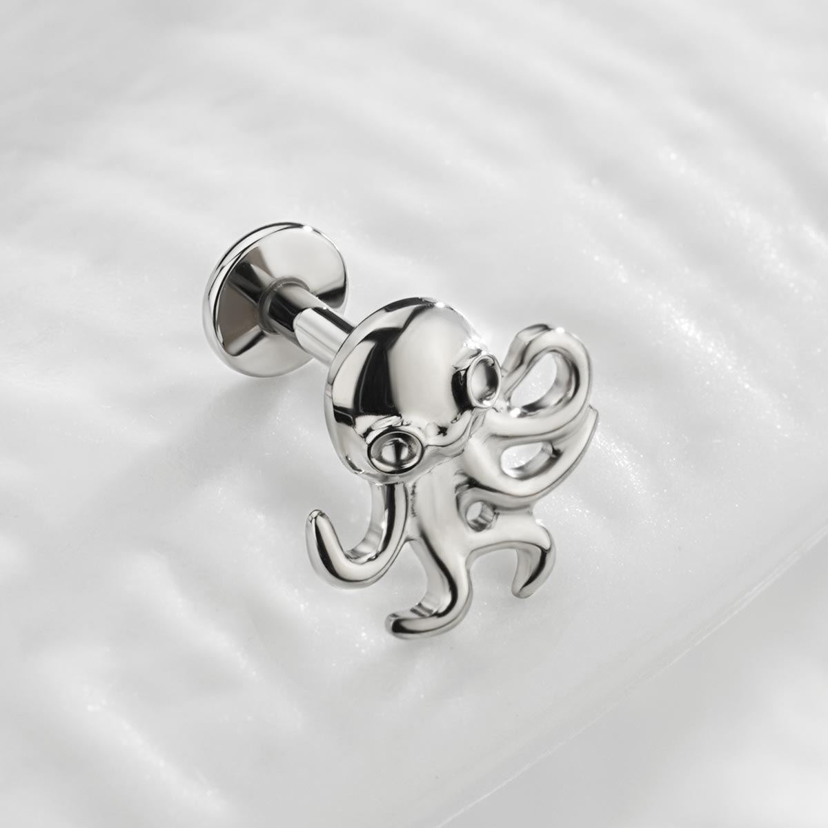 Octopus Internally Threaded Titanium Cartilage Stud
