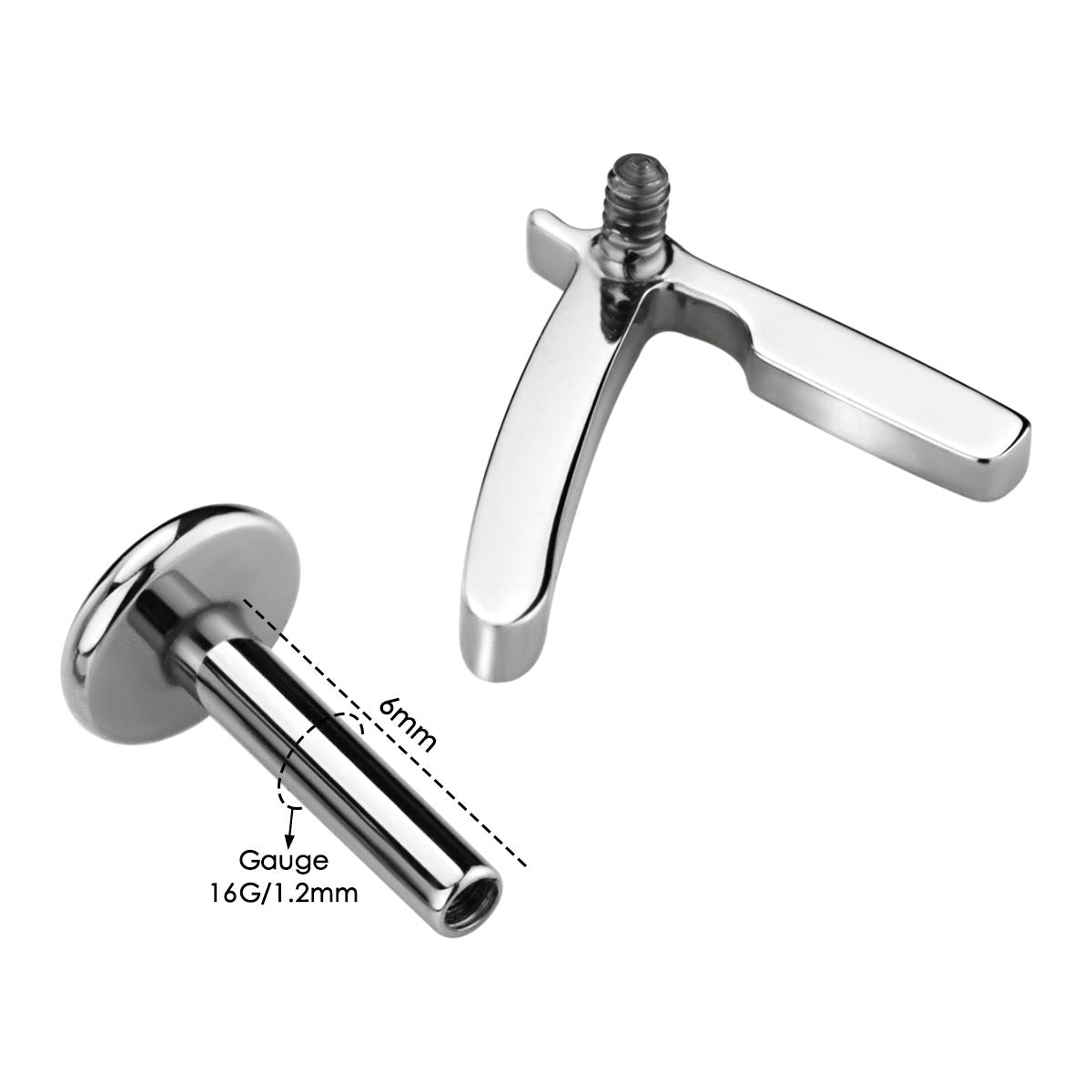 16g razor cartilage stud