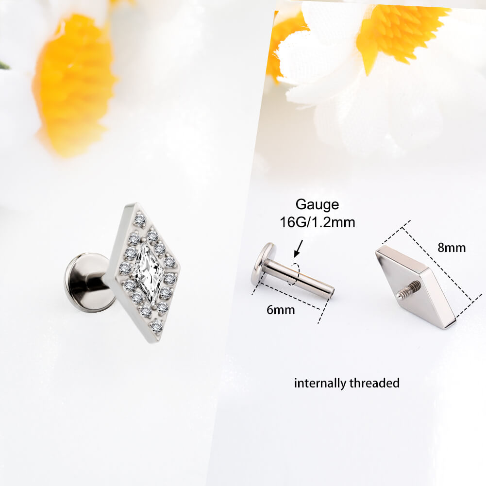 16g cartilage stud earrings