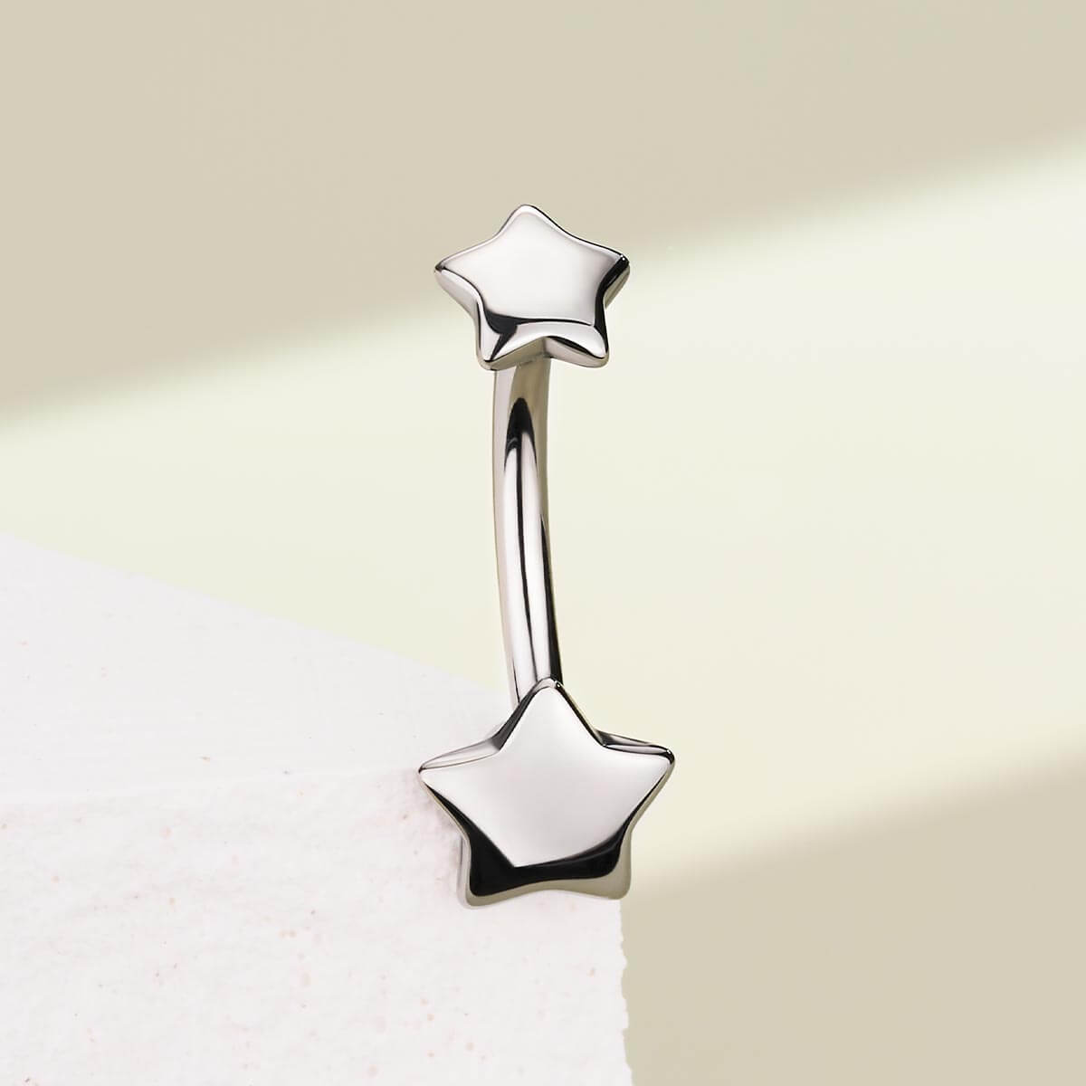star titanium belly rings