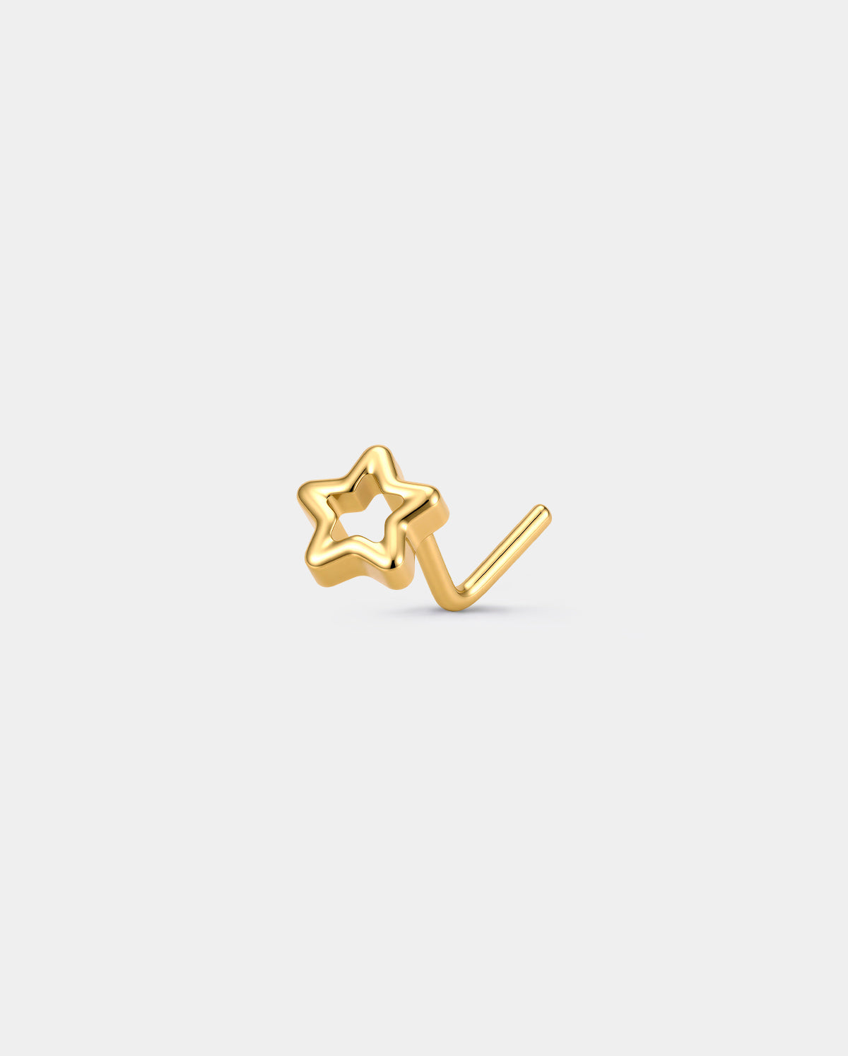 Star Titanium Nose Stud
