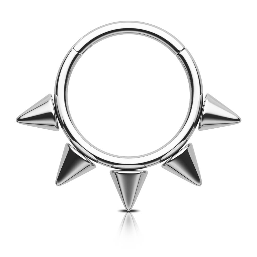 OUFER 16G V-vormige septumring helder CZ Helix oorbel roestvrij staal 316L Daith piercing sieraden scharnierend segment clicker conch hoepel voor vrouwen 8/10/12 mm, 16G8mm, Roestvrij staal, Kubieke OUFER 16G V-vormige septumring helder CZ Helix oorbel roestvrij staal 316L Daith piercing sieraden scharnierend segment clicker conch hoepel voor vrouwen 8/10/12 mm, 16G8mm, Roestvrij staal, Kubieke