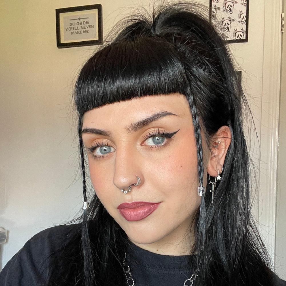 Rose Heart Hinged Segment Septum Ring