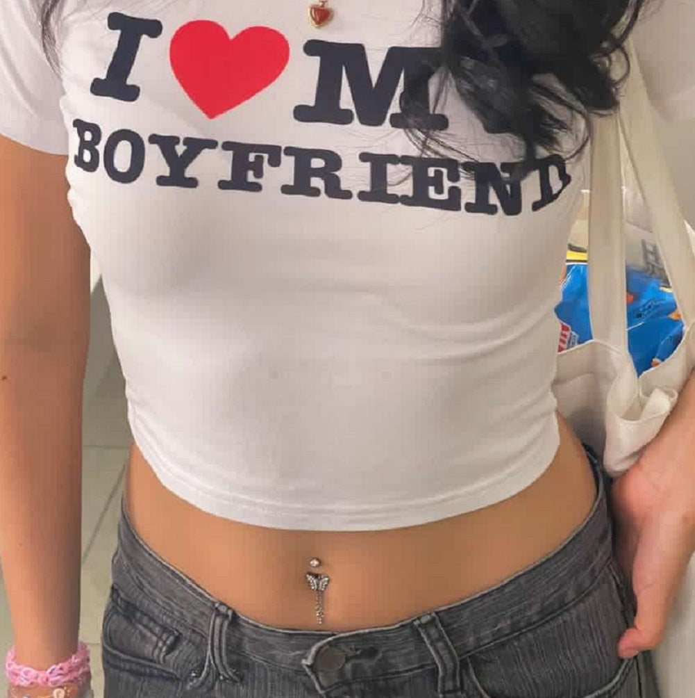 Butterfly CZ Chian Dangle Belly Ring