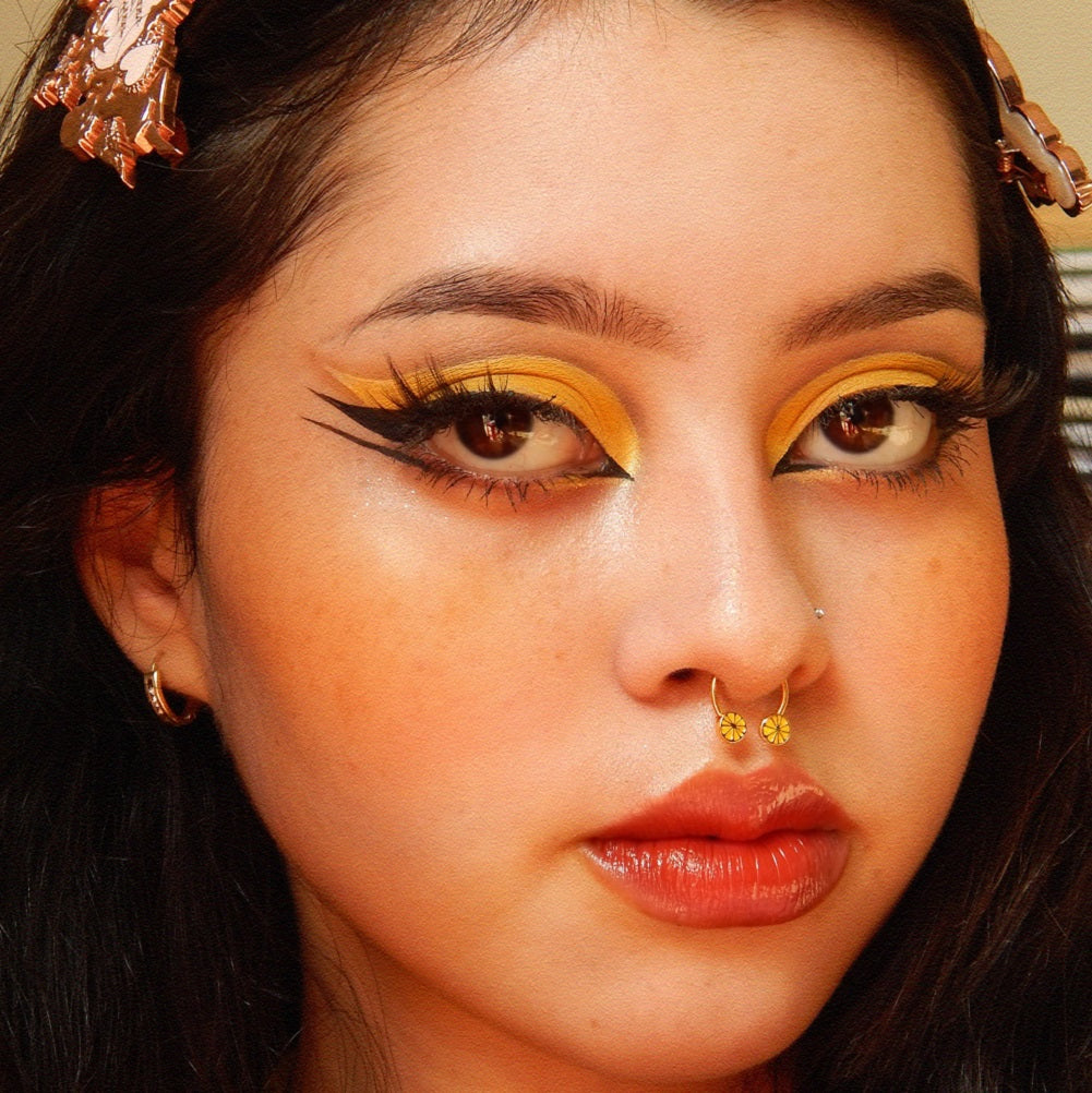 Lemon Slice Horseshoe Septum Ring