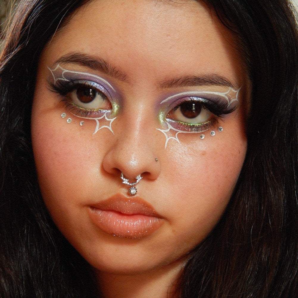 Lightning Bolt Sun Dangle Septum Ring