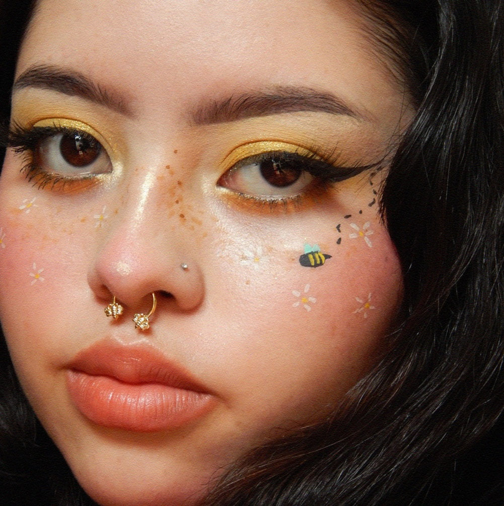 Cute Bee Horseshoe Septum Ring
