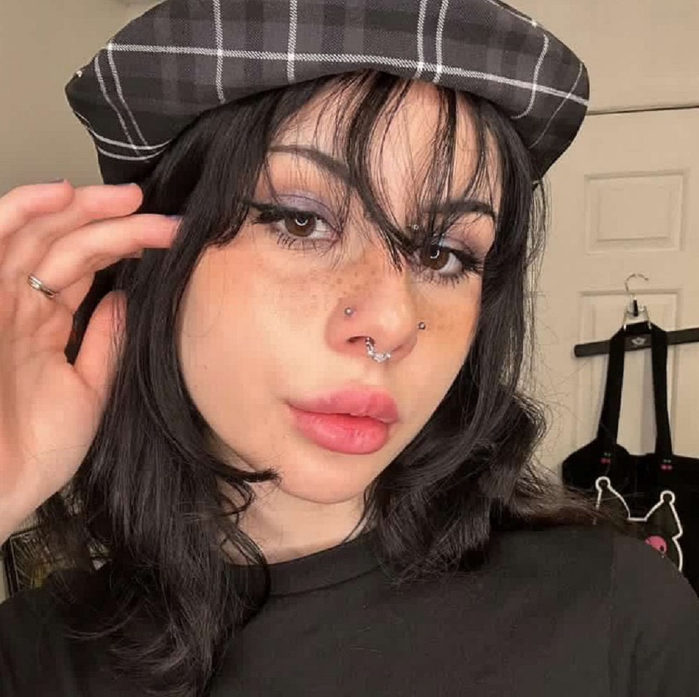 Rose Heart Hinged Segment Septum Ring