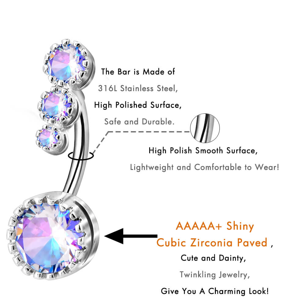 cute belly button rings - OUFER BODY JEWELRY