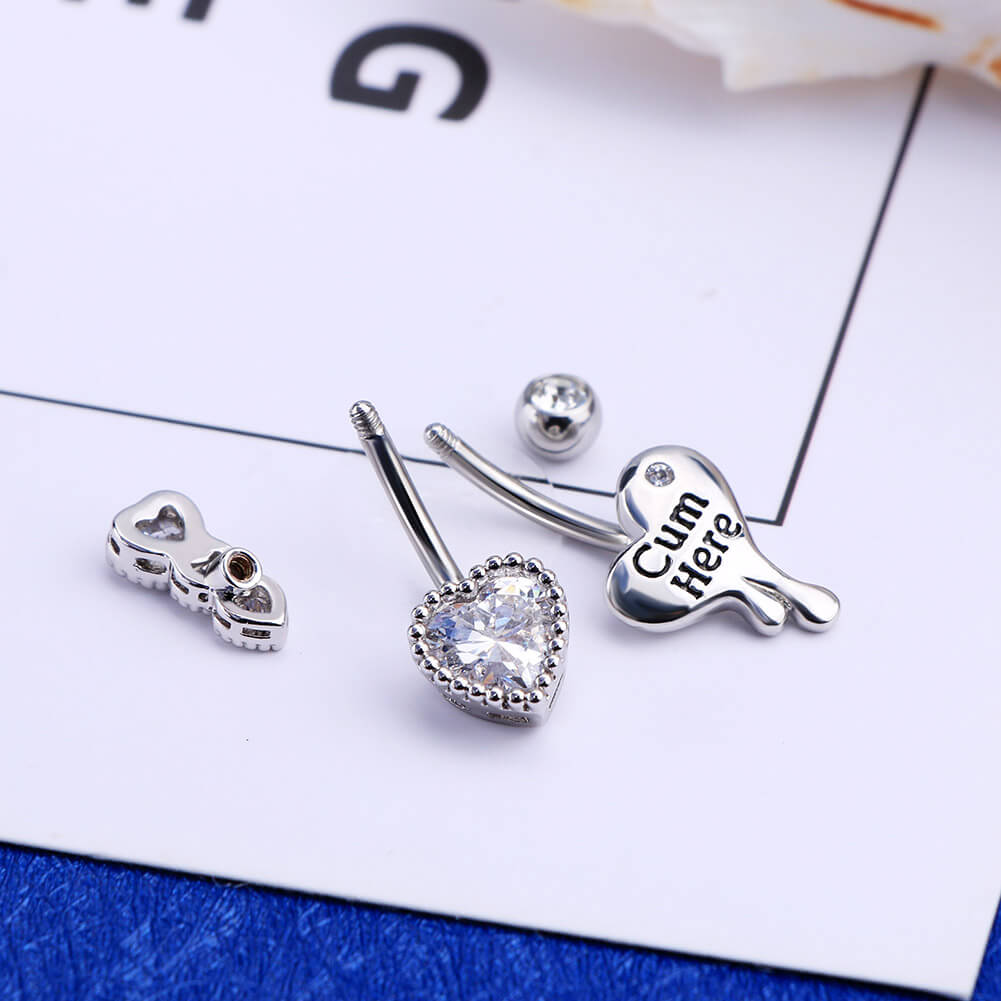 stainless steel belly button rings