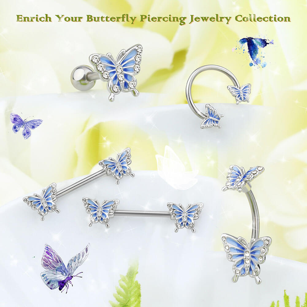 butterfly body jewelry