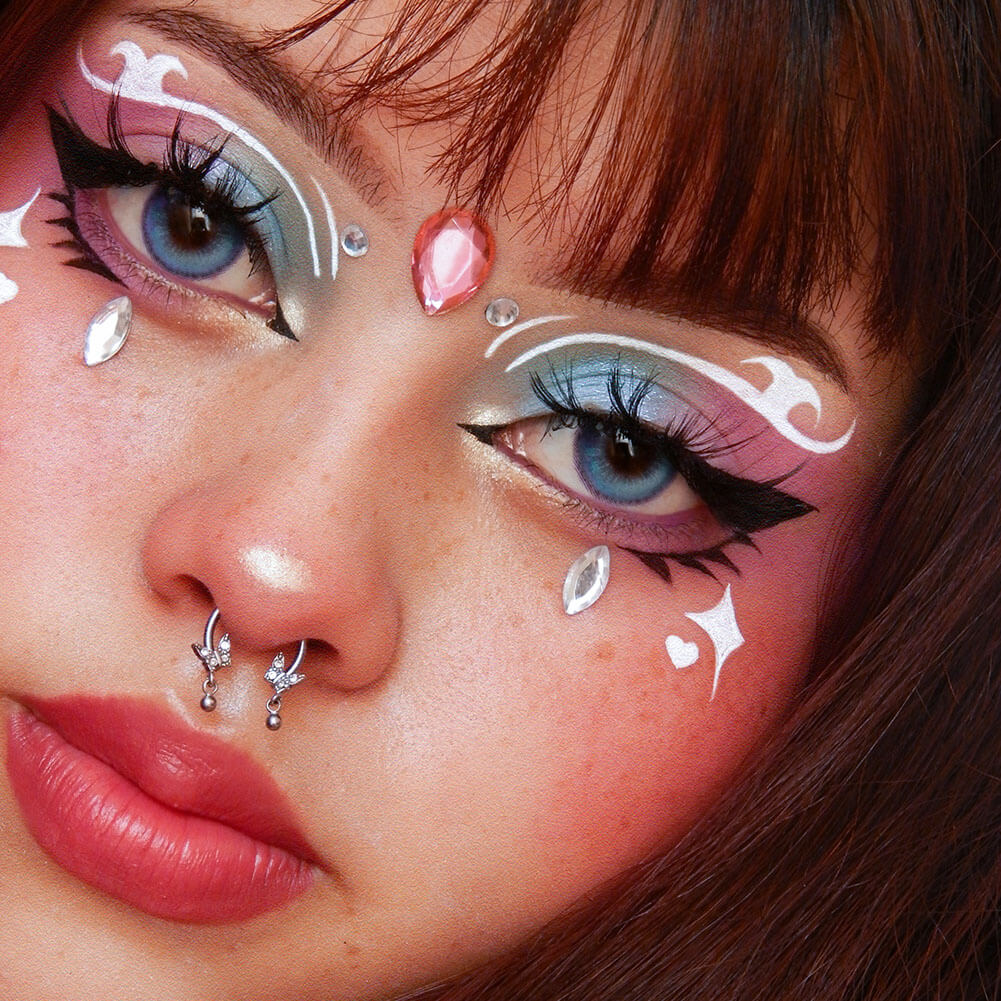 butterfly dangle septum ring