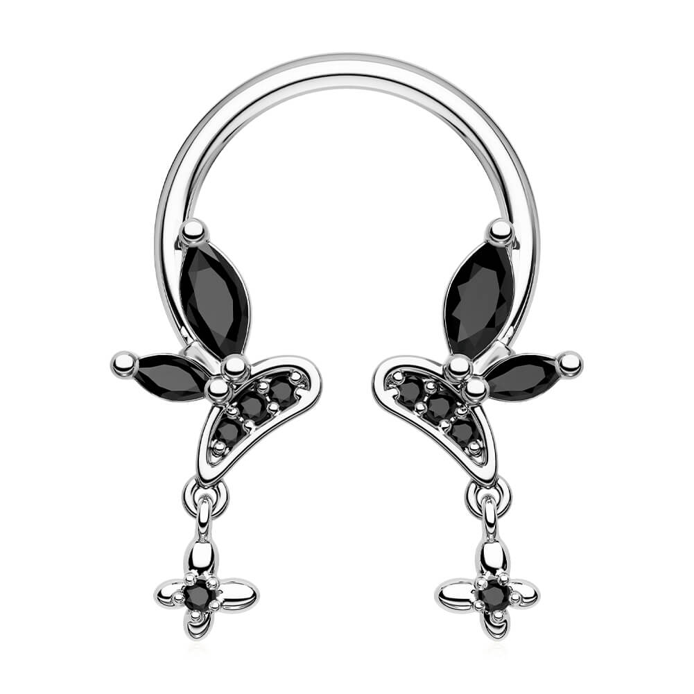 black septum jewelry oufer body jewelry