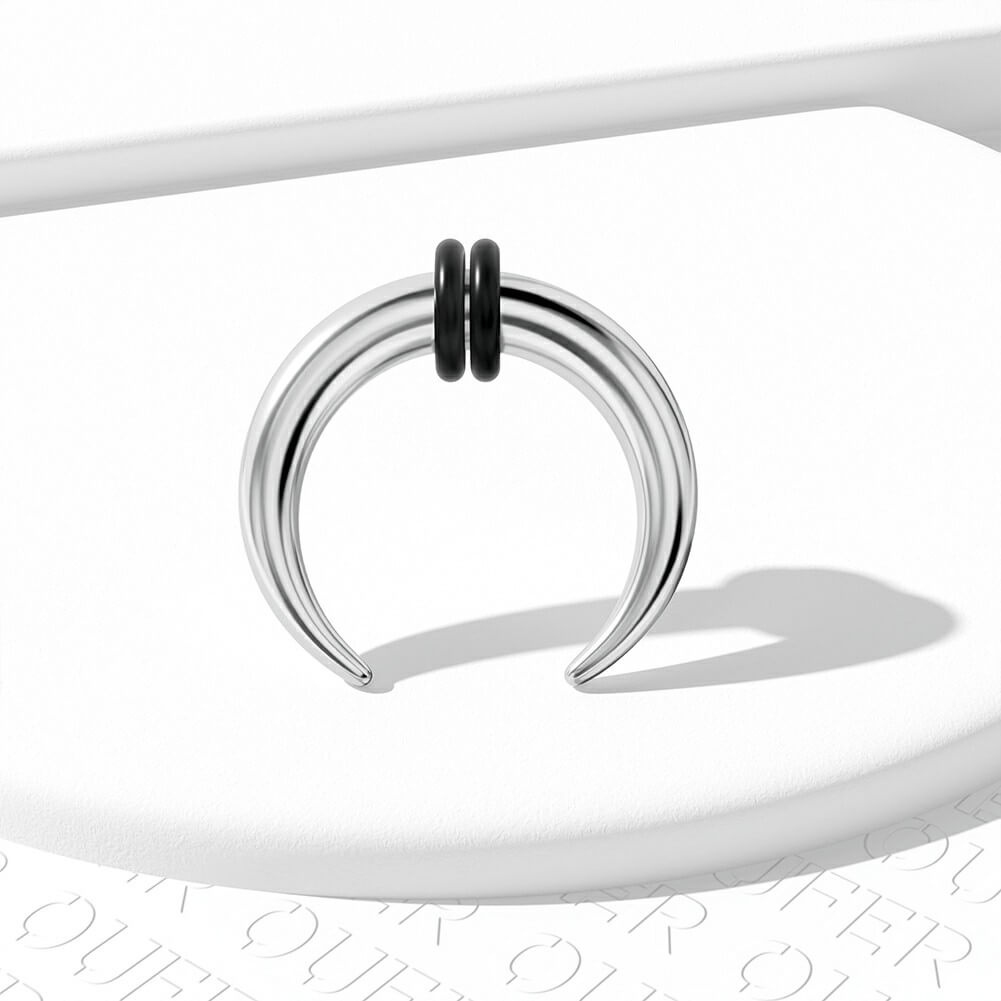 surgical steel pincher septum ring