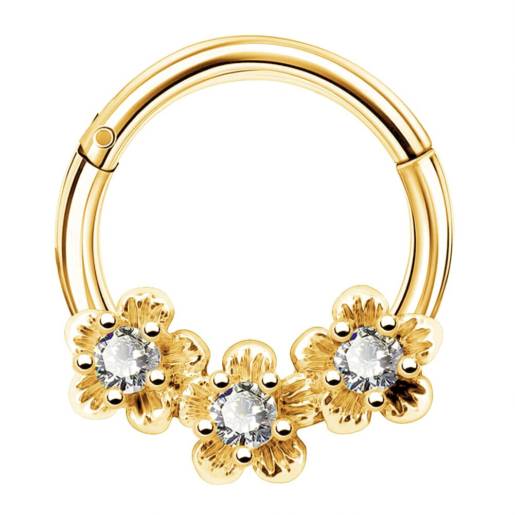 flower septum ring