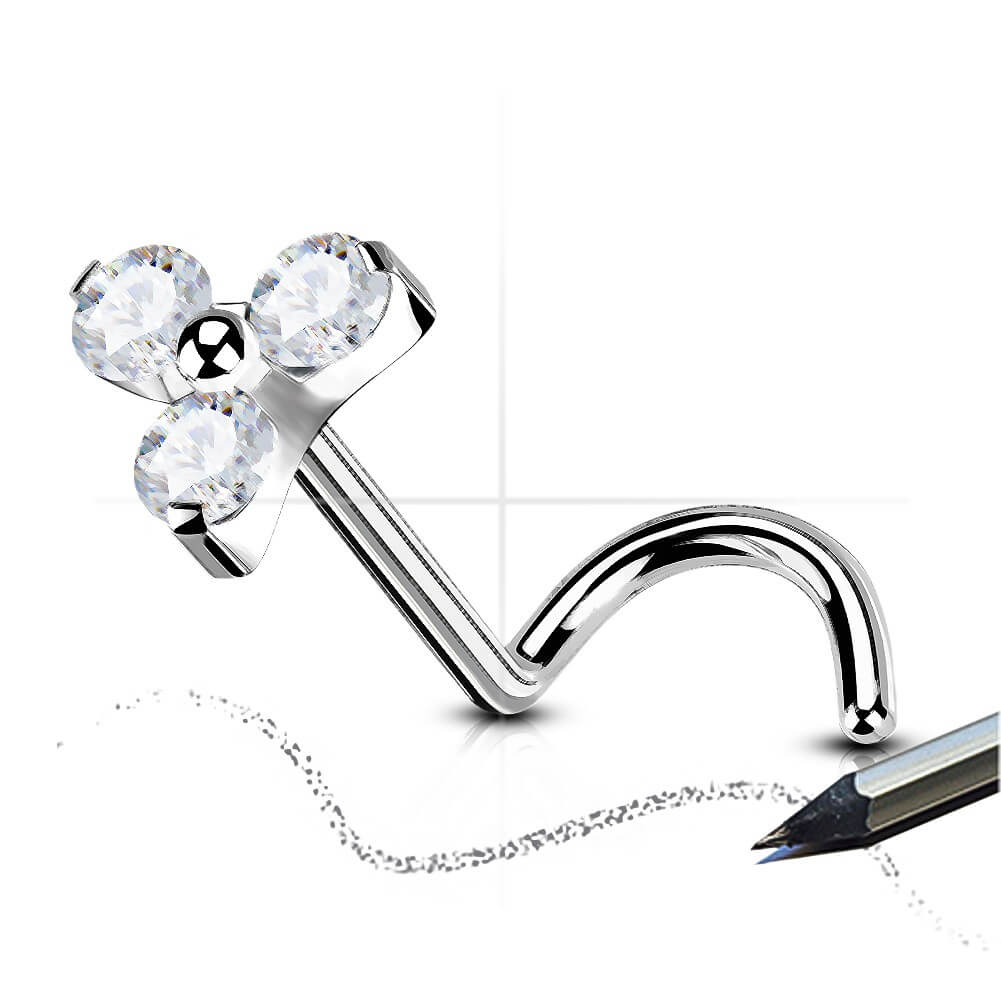 oufer nose piercing stud