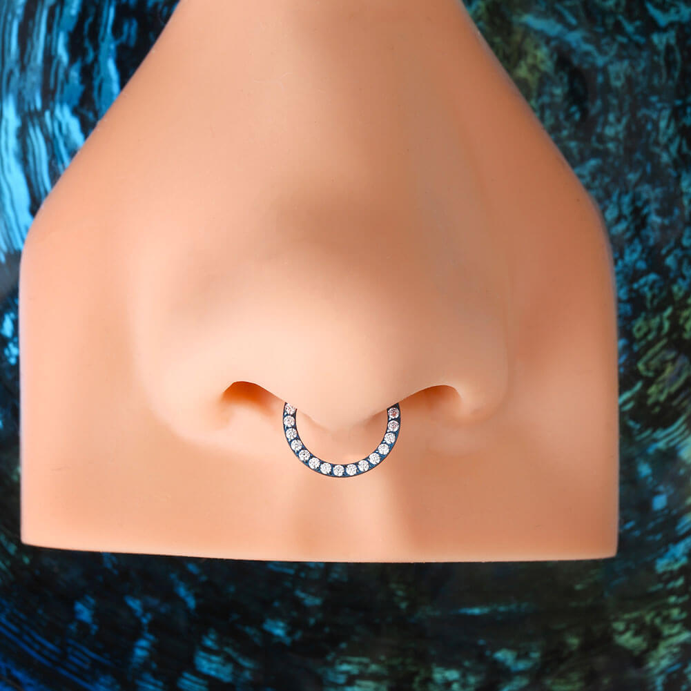 titanium septum jewelry